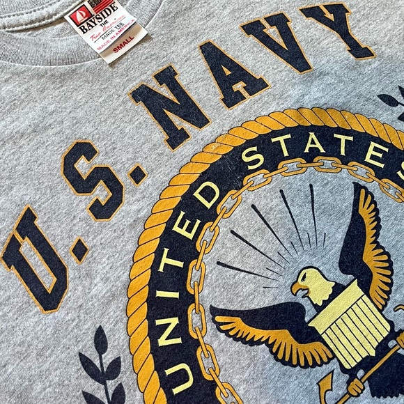 VTG US Navy T Shirt US Size Small (Y2K) US Size Small - Picture 5 of 6